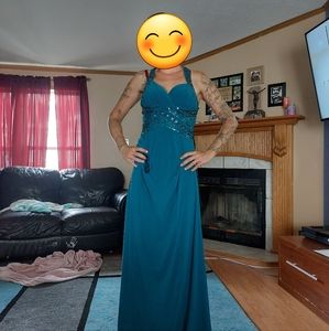 Teal NightWay Dress